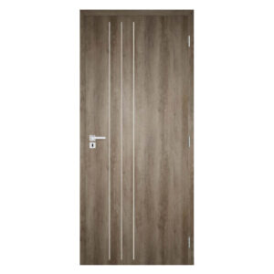 CPL beltéri ajtó alumínium csíkkal