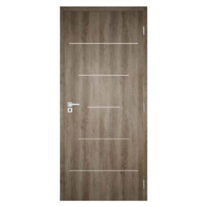 CPL beltéri ajtó alumínium csíkkal