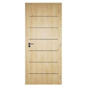 CPL beltéri ajtó Black Line fekete intarziás