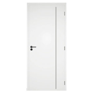 CPL beltéri ajtó matt fekete intarziával