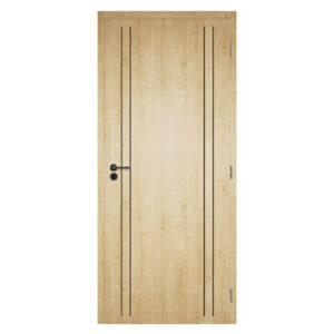 CPL beltéri ajtó matt fekete intarziával