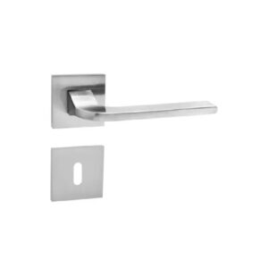 Beltéri ajtó kilincs Ibiza Matt Króm négyzetrozettás
