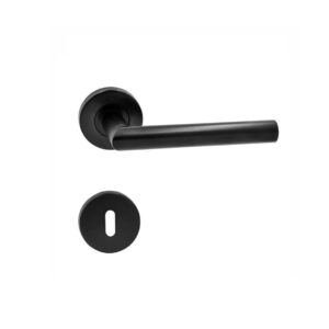Beltéri ajtó kilincsThema Comfort Matt fekete körrozettás